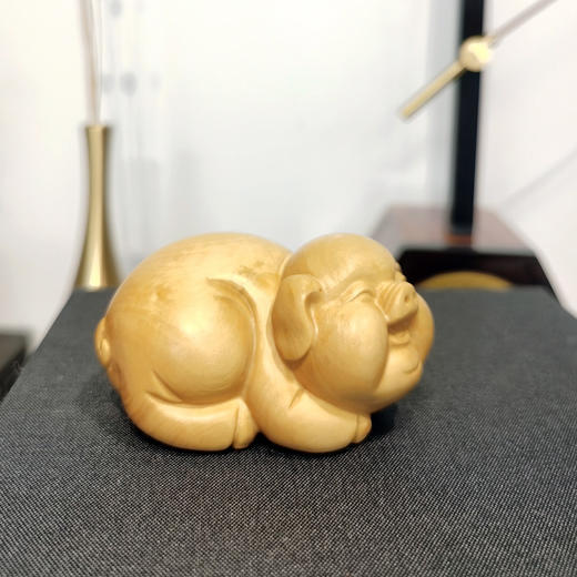 小福猪°黄杨木摆件（单个） 商品图2