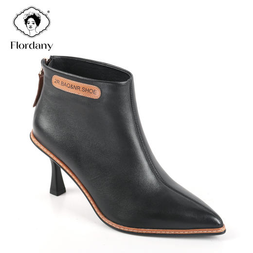 弗洛丹尼简约时尚细跟女鞋D216212 商品图4