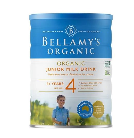 HNMG 澳洲贝拉米奶粉Bellamy's 4段（3岁以上）900g 商品图0