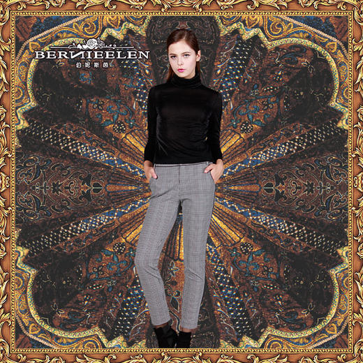 【伯妮斯茵】176L039--裤子--不变的方向--《宁静之美--波斯艺术》 商品图2