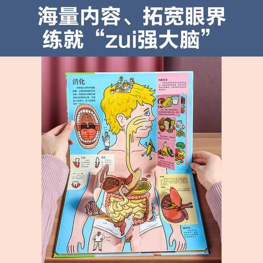 3-8岁趣味科普书-乐乐趣揭秘翻翻书系列（共4册）四大主题：太空、海洋、人体、恐龙 商品图3