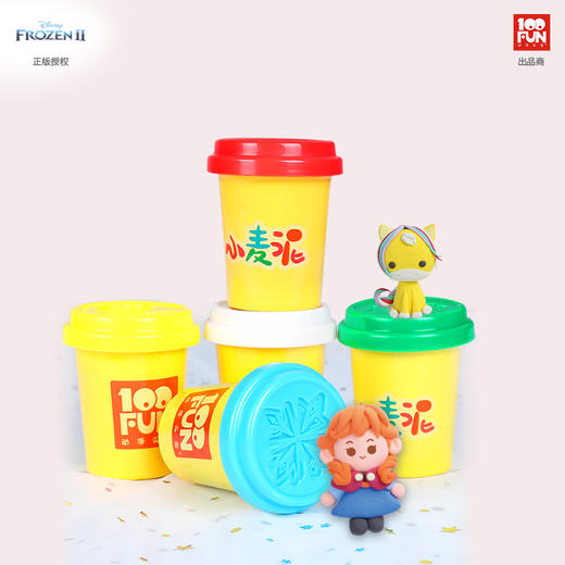 壹百分冰雪奇缘-缤纷5色装小麦泥DS-1628 商品图2