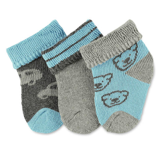 思丹乐新生儿短袜3对装(0-4个月)8201603542 商品图0