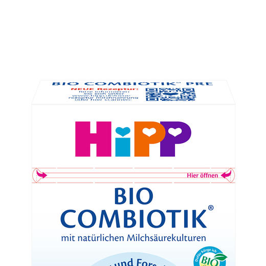 HNMG 德国喜宝添加益生菌新生儿奶粉Hipp pre段（0-6个月）600g 商品图1