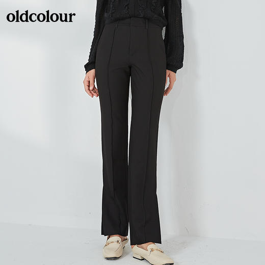 oldcolour春秋季时尚气质显瘦休闲长裤女N33073351 商品图1