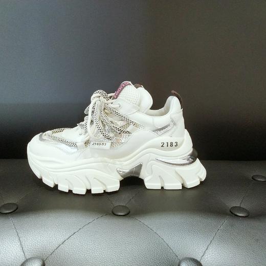 LFGJ 10104 新品双鞋带彩条老爹鞋 商品图1