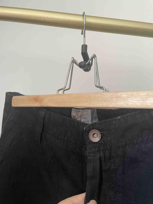 好东西！意大利小众品牌Hoxitalia男款黑色做旧牛仔裤口袋工装裤 商品图3
