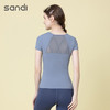 sandi运动短袖SA21C02瑜伽服健身服 商品缩略图1