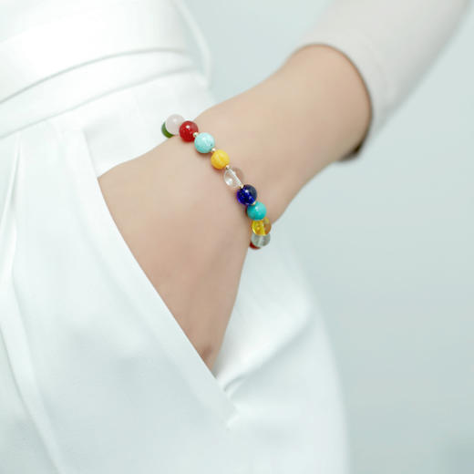 多宝手串‧平安吉祥 天然幸运宝石 多宝多福 守护健康 醍醐原创设计 商品图3