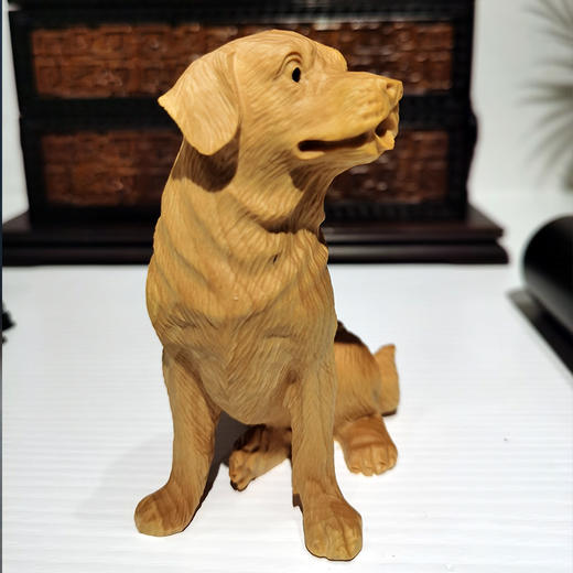 拉菲狗°黄杨小摆件 商品图2