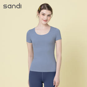 sandi运动短袖SA21C02瑜伽服健身服