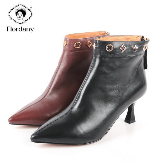 弗洛丹尼高端大气细跟女鞋D216702 商品图0