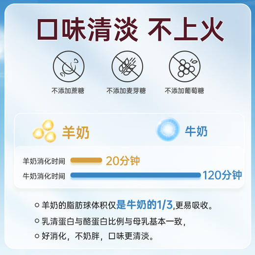 HNMG  新西兰可瑞康Karicare山羊奶粉 1段（0-6个月）900g 商品图3