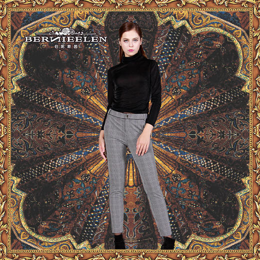 【伯妮斯茵】176L039--裤子--不变的方向--《宁静之美--波斯艺术》 商品图3