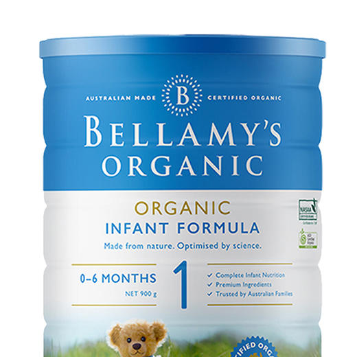 HNMG 澳洲贝拉米奶粉Bellamy's 1段（0-12个月）900g 商品图0