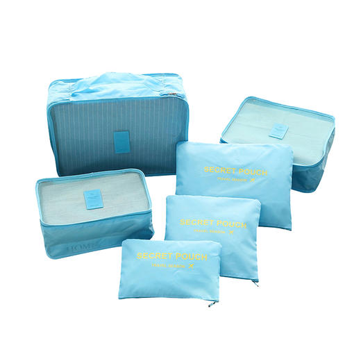 旅行出差衣物鞋子收纳袋4小号4中号2大号  旅行收纳袋3件套 行李箱六件套 商品图4