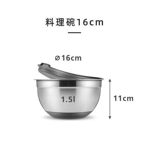 捷克进口/ tescoma GrandCHEF系列料理碗保鲜碗盆16cm 商品图2