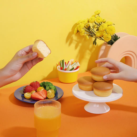  芝士味420g港荣蒸蛋糕早餐面包下午茶健康休闲食品网红零食儿童老人整箱 商品图1