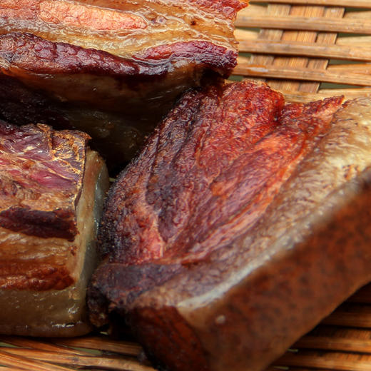 云燕优品农家烟熏腊肉五花肉后腿肉500g满3件包邮