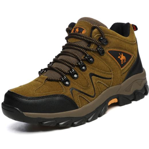 【跑步鞋】户外橡胶底防滑耐磨高帮徒步登山鞋 商品图4