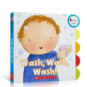 Wash,Wash,Wash!我爱洗手 行为习惯养成 /big book大书纸板书英文原版绘本日常生活技能培养【支持小火箭点读】