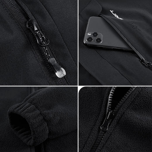 【一口价】【可拆卸内胆】【新款DNY】大依优型双层三合一加肥加大码冲锋衣外套情侣款防风防水潮流上衣胖子外穿登山 商品图7