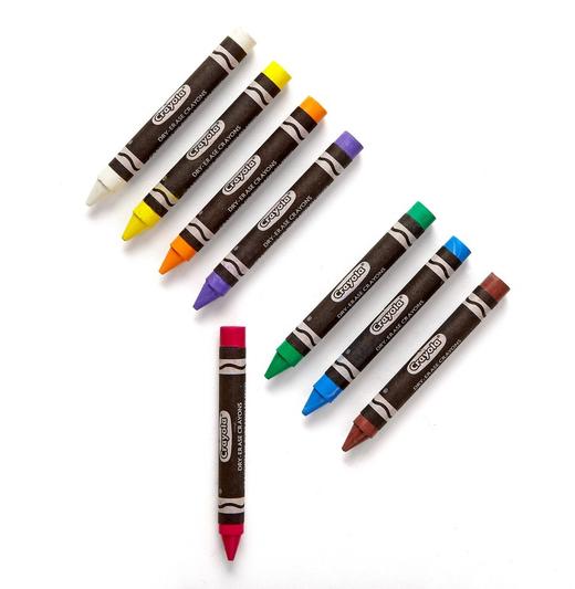 绘儿乐8色易擦可水洗白板蜡笔(明亮色)98-5202 商品图8