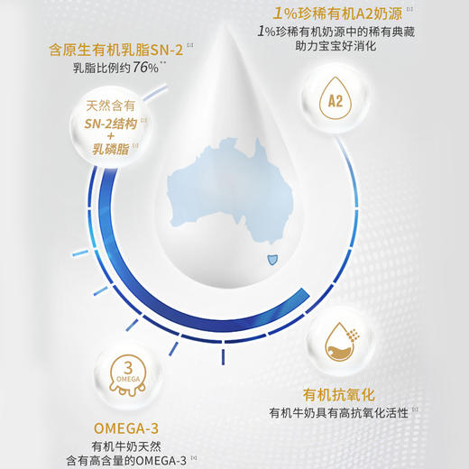 HNMG 澳洲贝拉米奶粉Bellamy's 3段（1-3岁）900g 商品图3