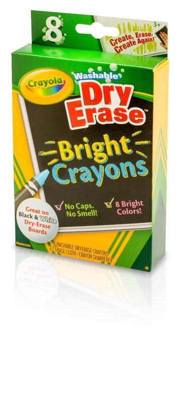 绘儿乐8色易擦可水洗白板蜡笔(明亮色)98-5202 商品图4