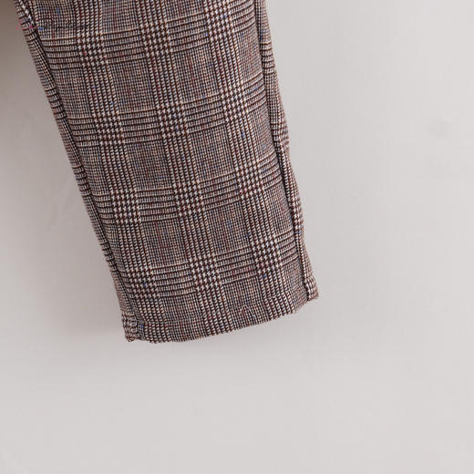 【马克珍妮 法式系列】新款宝宝冬装 女童加厚格纹棉裤213571 商品图3