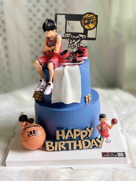 流川枫灌篮高手，篮球少年，部分装饰因批次不同会随机搭配