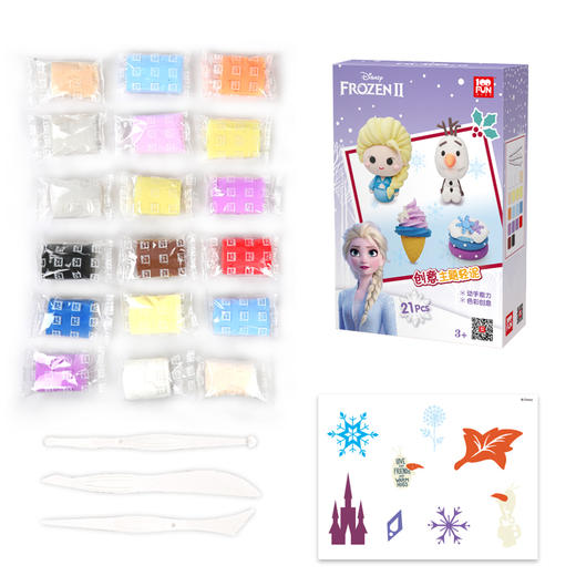 壹百分创意主题轻泥（冰雪奇缘2）DS-2714 商品图3