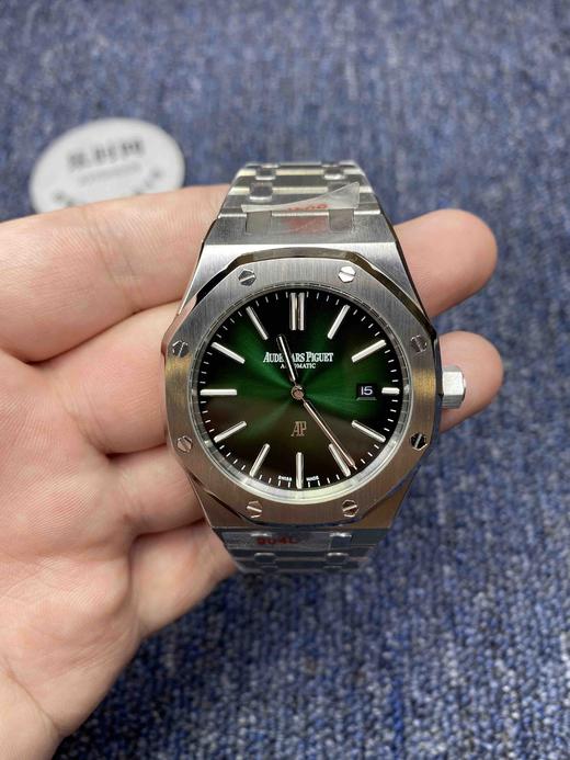 【升级版】爱彼AP皇家橡树系列 AP15202PT烟熏绿 男士腕表 搭载进口西铁城 商品图1