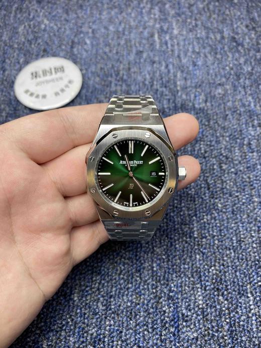 【升级版】爱彼AP皇家橡树系列 AP15202PT烟熏绿 男士腕表 搭载进口西铁城 商品图0