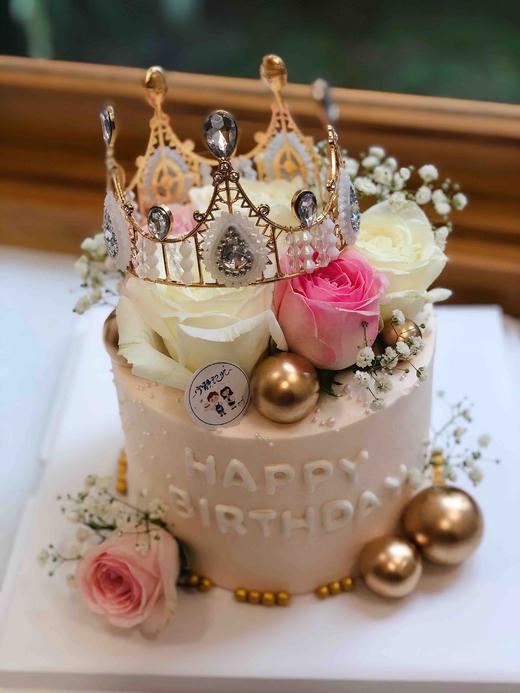 鲜花皇冠奶油蛋糕 下单前请仔细阅读商品详情 商品图0