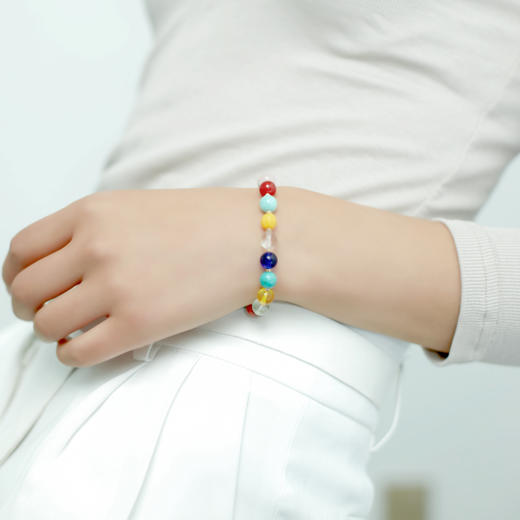 多宝手串‧平安吉祥 天然幸运宝石 多宝多福 守护健康 醍醐原创设计 商品图2