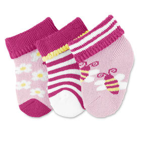 思丹乐新生儿短袜3对装(0-4个月)8201701745