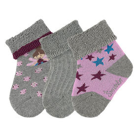 思丹乐新生儿短袜3对装（6-9个月）8401623