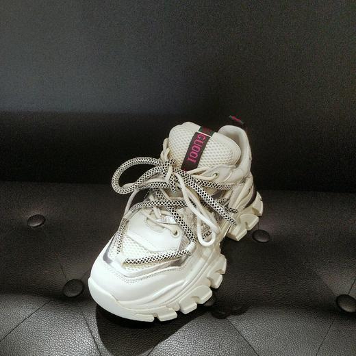 LFGJ 10104 新品双鞋带彩条老爹鞋 商品图0