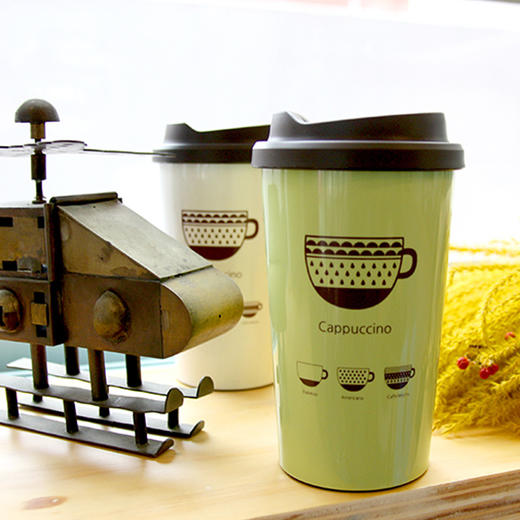 银酷（INCROMA）双层不锈钢精英咖啡杯杯 韩国进口创意茶杯水杯CRT003 商品图1