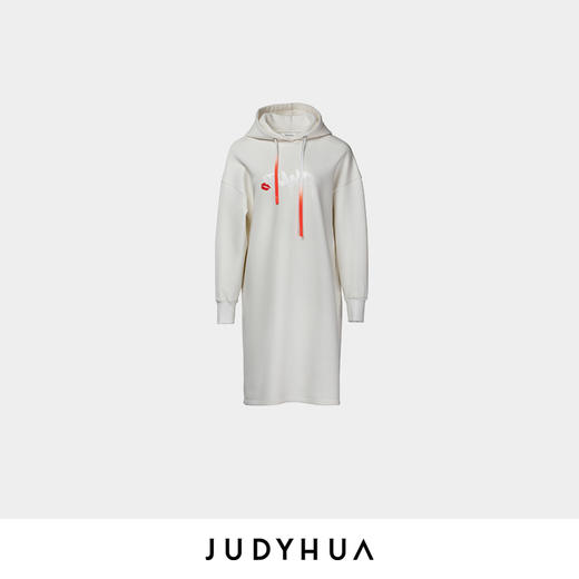 JUDYHUA 运动款红唇卫衣裙 商品图3