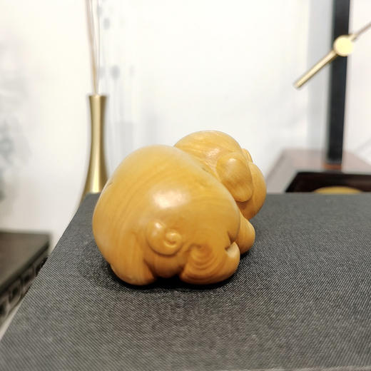 小福猪°黄杨木摆件（单个） 商品图3