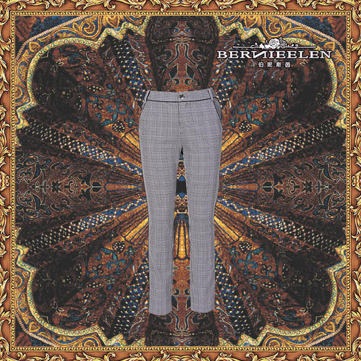 【伯妮斯茵】176L039--裤子--不变的方向--《宁静之美--波斯艺术》 商品图0