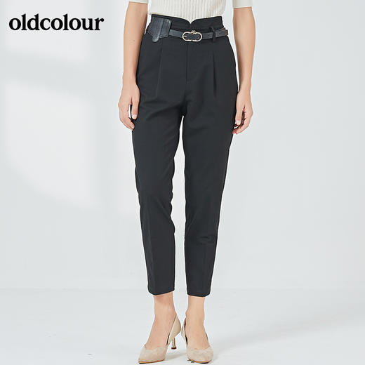 oldcolour春秋季商场同款时尚气质休闲长裤女N32073211 商品图0