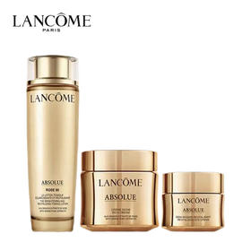 兰蔻 菁纯三件套盒（玫瑰精粹水150mL+眼霜20mL+轻盈版乳霜60mL）