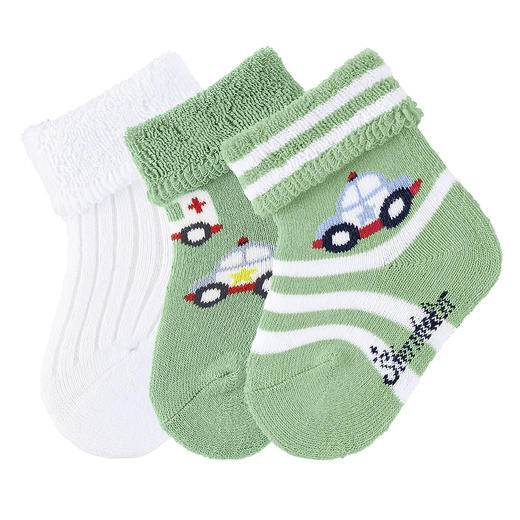 思丹乐新生儿短袜3对装（6-9个月）8301722277 商品图0