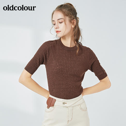 oldcolour欧珂秋商场同款毛织套头衫中袖N32052260 商品图1
