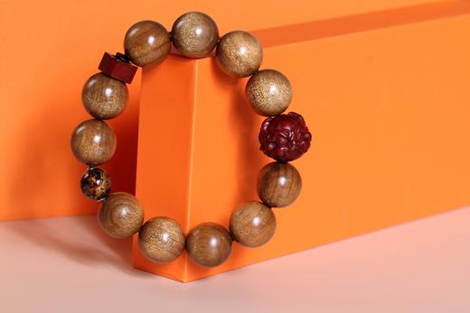 DQ0235兽°护/串饰 金丝楠木大漆 商品图3