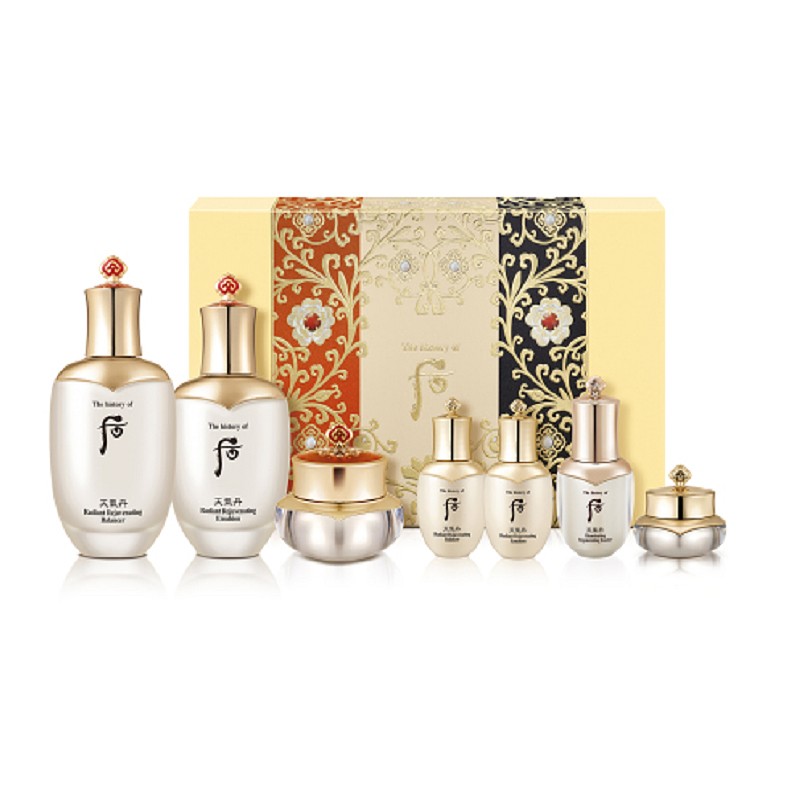 WHOO 后 天气丹水乳霜三件套盒 免税版 版本随机 韩国