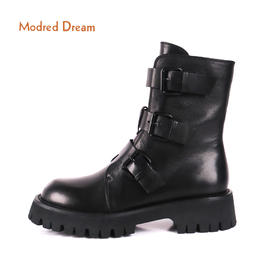 摩登名仕时尚舒适短靴M0582295